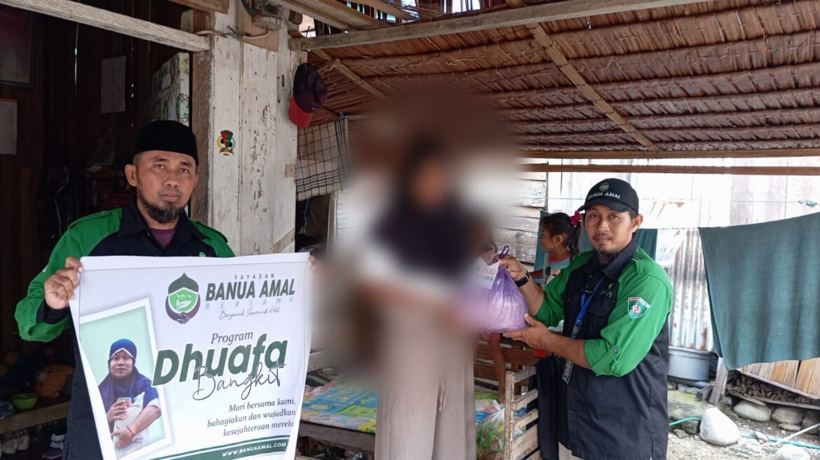 Yayasan Banua Amal Indonesia Salurkan Santunan untuk Sesama di Desa Tongko